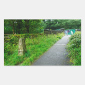 Route 66 Cycleway, Brearley Rechthoekige Sticker (Voorkant)