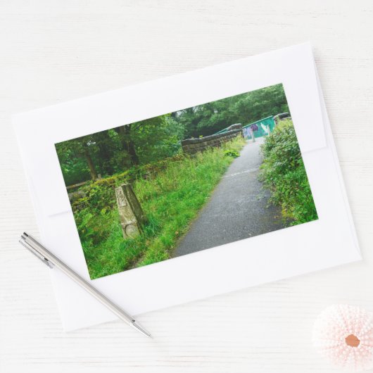 Route 66 Cycleway, Brearley Rechthoekige Sticker (Envelop)