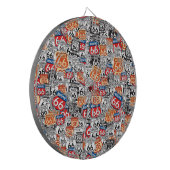Route 66 dartbord (Voorkant Links)