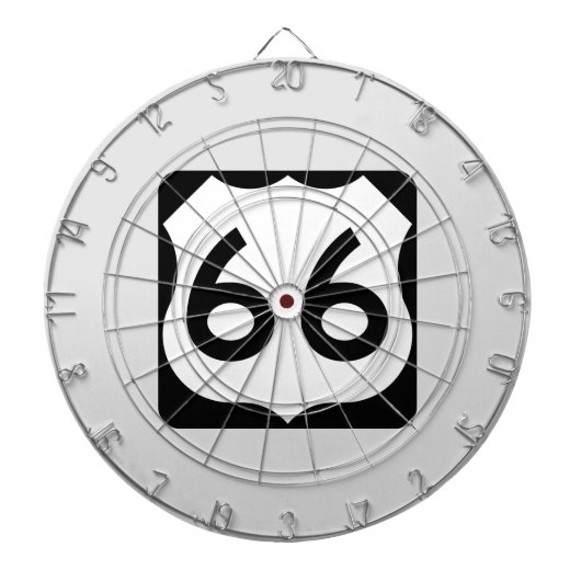 Route 66 dartbord (Voorkant)