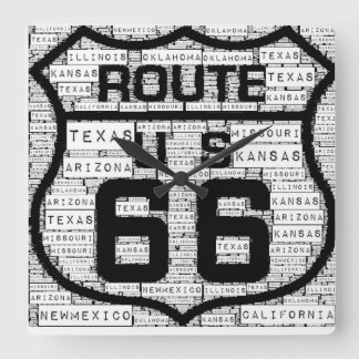 Route 66 de Klok van de Wand van Staten