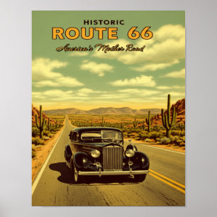Route 66: De Moederweg van Amerika Poster