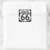 Route 66 - De Moederweg Vierkante Sticker (Tas)