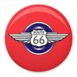 Route 66 de Pulls van de Drager - SRF Keramische Knop