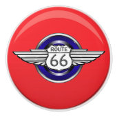 Route 66 de Pulls van de Drager - SRF Keramische Knop (Voorkant)