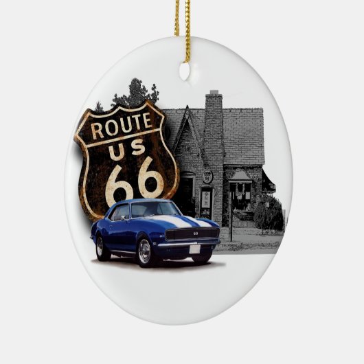 Route 66 de Scène van de Dienst Keramisch Ornament (Rechts)