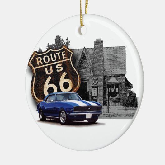 Route 66 de Scène van de Dienst Keramisch Ornament (Links)