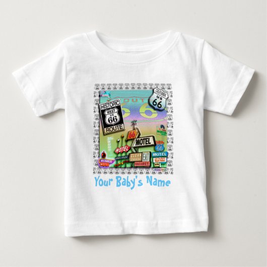 ROUTE 66 - De T - SHIRTS van de Moederweg (Voorkant)
