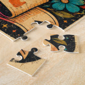 Route 66 Desert Dream Drive Groovy Retro Activitei Legpuzzel (Zijkant)