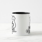 Route 66 Design Koffiekop Mok (Midden)