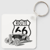 Route 66 Design Sleutelhanger (Achterkant)