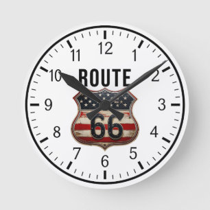 ROUTE 66 Designer 1 Ronde Klok