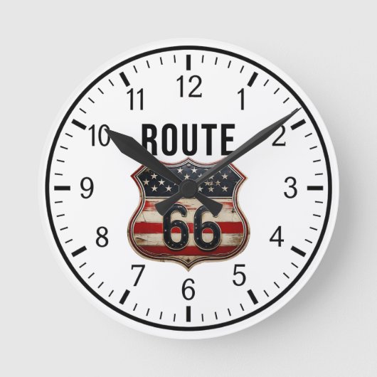 ROUTE 66 Designer 1 Ronde Klok (Voorkant)