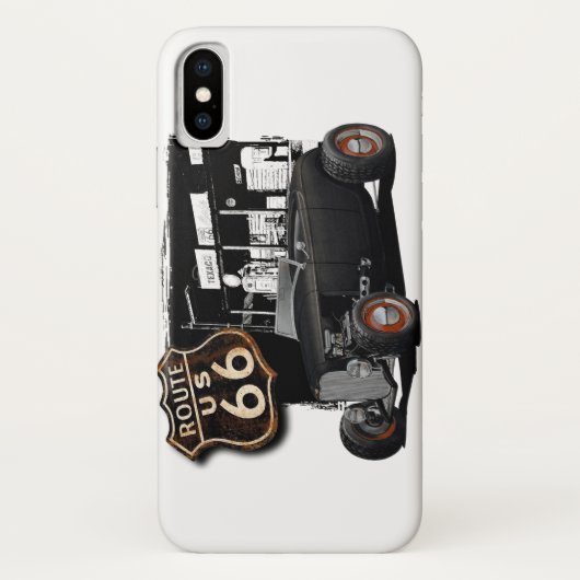 Route 66 Deuce Case-Mate iPhone Case (Achterkant)