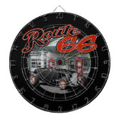 Route 66 Dienst Dartbord (Voorkant)