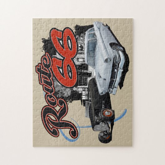 Route 66 Dienst Legpuzzel (Verticaal)