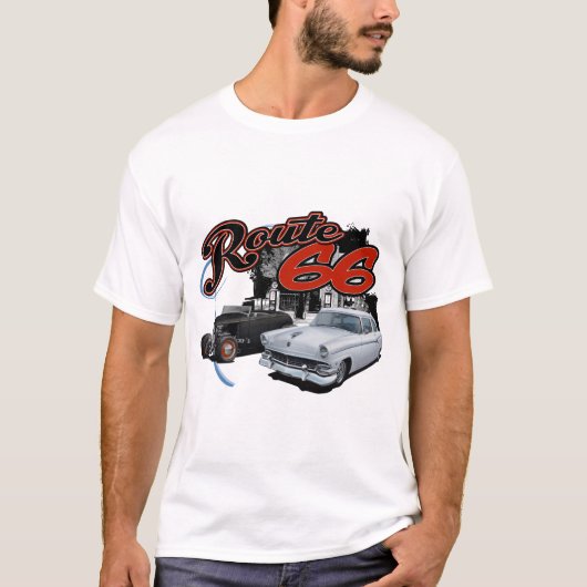 Route 66 Dienst T-shirt (Voorkant)
