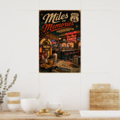 route 66 Diner Miles Memories Kunst Poster (Keuken)
