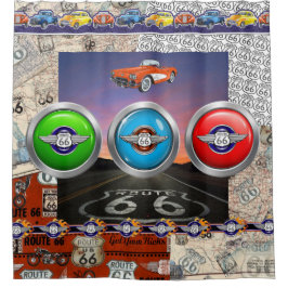 Route 66 Douchegordijn