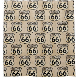 Route 66 douchegordijn