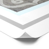 Route 66 Drink en drijft niet Poster (Hoek)