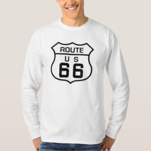 Route 66 Eenvoudige hoes T-shirt