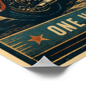Route 66 Eeuwfeest Biker Desert Cruise Poster (Hoek)