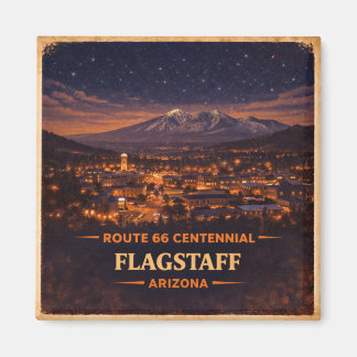 Route 66 Eeuwfeest Flagstaff Arizona Sterrennacht Magneet