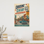 Route 66 eeuwfeest Main Street Parade Poster (Keuken)