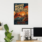 route 66 Eeuwfeest Mother Road Kunst Poster (Thuiskantoor)