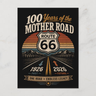 Route 66 Eeuwfeest Mother Road Legacy Feestdagenkaart