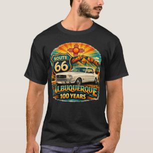 Route 66 Eeuwfeest Mustang T-shirt