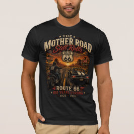Route 66 eeuwfeest roadtrip t-shirt