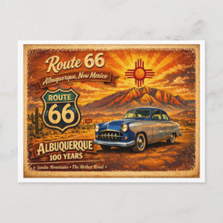 Route 66 Eeuwfeest Serie – (1 van 6) Briefkaart
