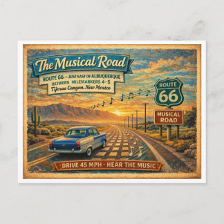 Route 66 Eeuwfeest Serie (3 van 6) Briefkaart