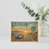 Route 66 Eeuwfeest Serie (3 van 6) Briefkaart (Staand voorkant)