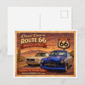 Route 66 Eeuwfeest Serie (4 van 6) Briefkaart (Voorkant / Achterkant)