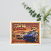 Route 66 Eeuwfeest Serie (4 van 6) Briefkaart (Staand voorkant)