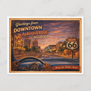 Route 66 Eeuwfeest Serie (6 van 6) Briefkaart