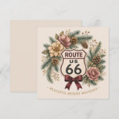 Route 66 Eeuwfeest Woestijnroos Wintergroet (Voorkant / Achterkant)