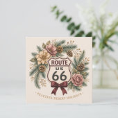 Route 66 Eeuwfeest Woestijnroos Wintergroet (Staand voorkant)