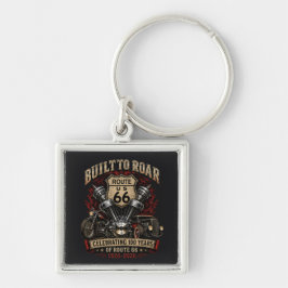 Route 66-eeuwfeestgeschenk sleutelhanger