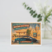 Route 66 Eeuwfeestserie (5 van 6) Briefkaart (Staand voorkant)