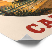 Route 66 Eindpunt Trail Santa Monica Poster (Hoek)