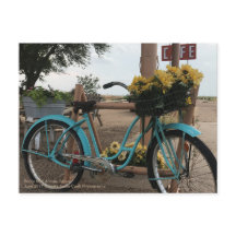 Route 66 | Fiets & Zonnebloemen | Adrian, Texas