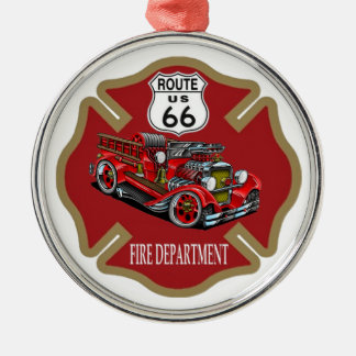 Route 66 Fire Department Ornament