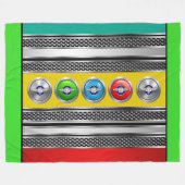 Route 66 fleece deken (Voorkant (Horizontaal))