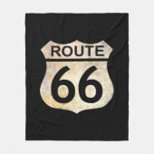 Route 66 fleece deken (Voorkant)