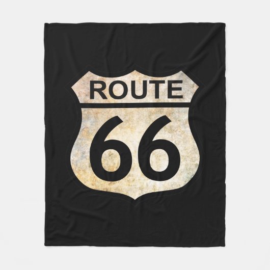 Route 66 fleece deken (Voorkant)