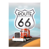 Route 66 foto afdruk (Voorkant)